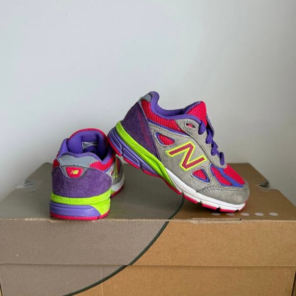 New Balance 990 V4 ‘Multicolor’ Toddler Sneakers- SZ 8 C - Picture 8 of 13